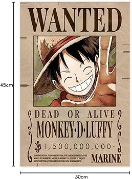 Amazon.co.jp: ワンピース モンキー D ルフィ Wanted アニメ