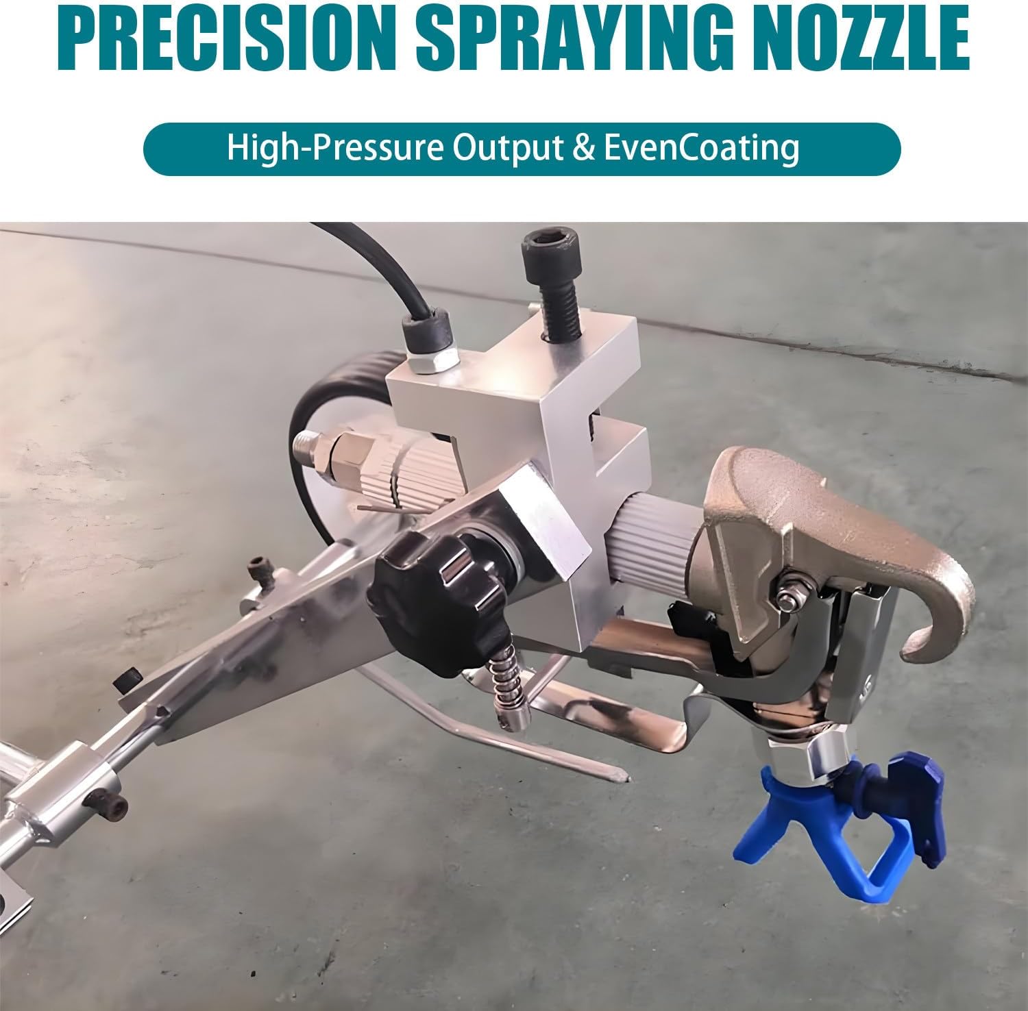 Hand Push Cold Paint Line Striper with Nozzle Basketball Court Marking Kit, Wheel Transfer Line Marking Machine, for Schools, Factory, Athletics, Garage, Basketball Court