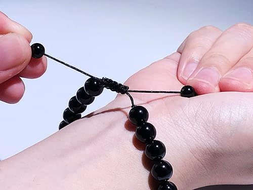 Miniatura 10 de Triple Protection Bracelet for Women Healing Amethyst Crystal Bracelet Handmade Energy Crystal Beads Bracelet Bring Good Luck and Happiness (6mm,