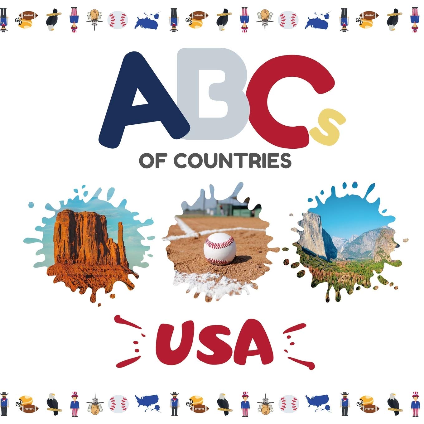 ABCs of Countries: USA: An ABC alphabet picture book for kids