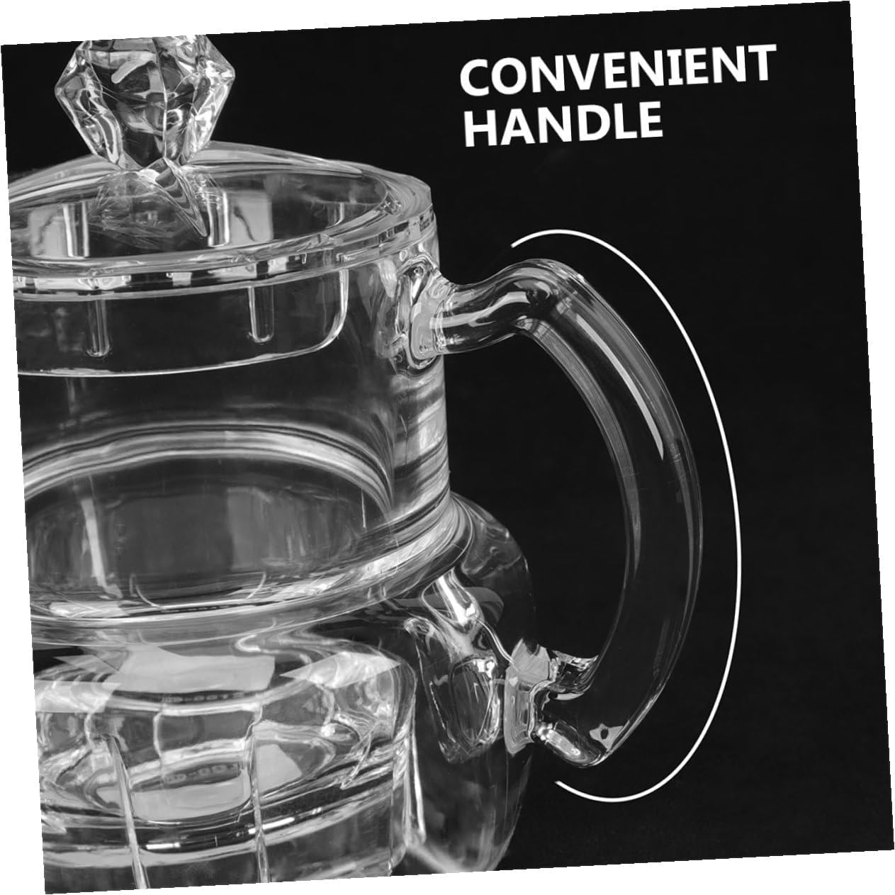 2pcs Honey Dispenser Jars Set Acrylic Honey Containers with Lid Syrup Storage Pots for Kitchen Use