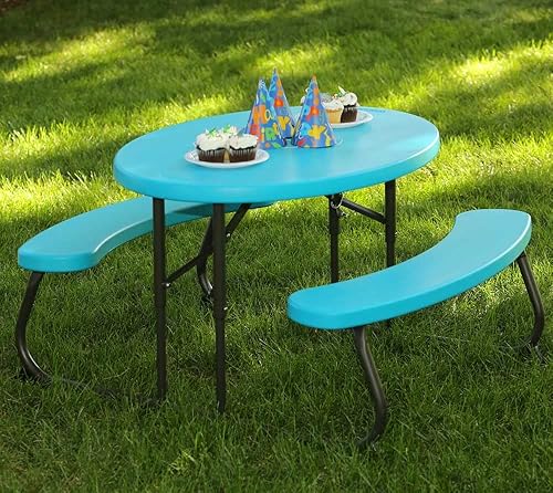Miniatura 2 de Lifetime Childrens Picnic Table - Glacier Blue