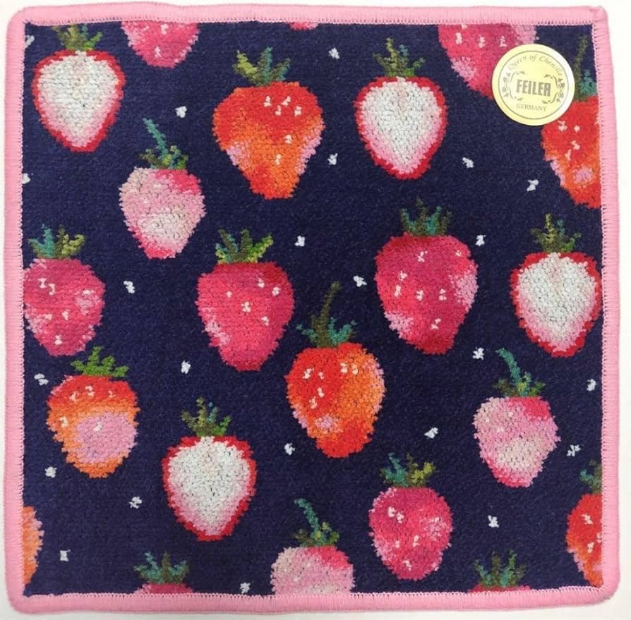 Amazon.co.jp: フェイラー いちご ハンカチ 表参道限定 : ファッション