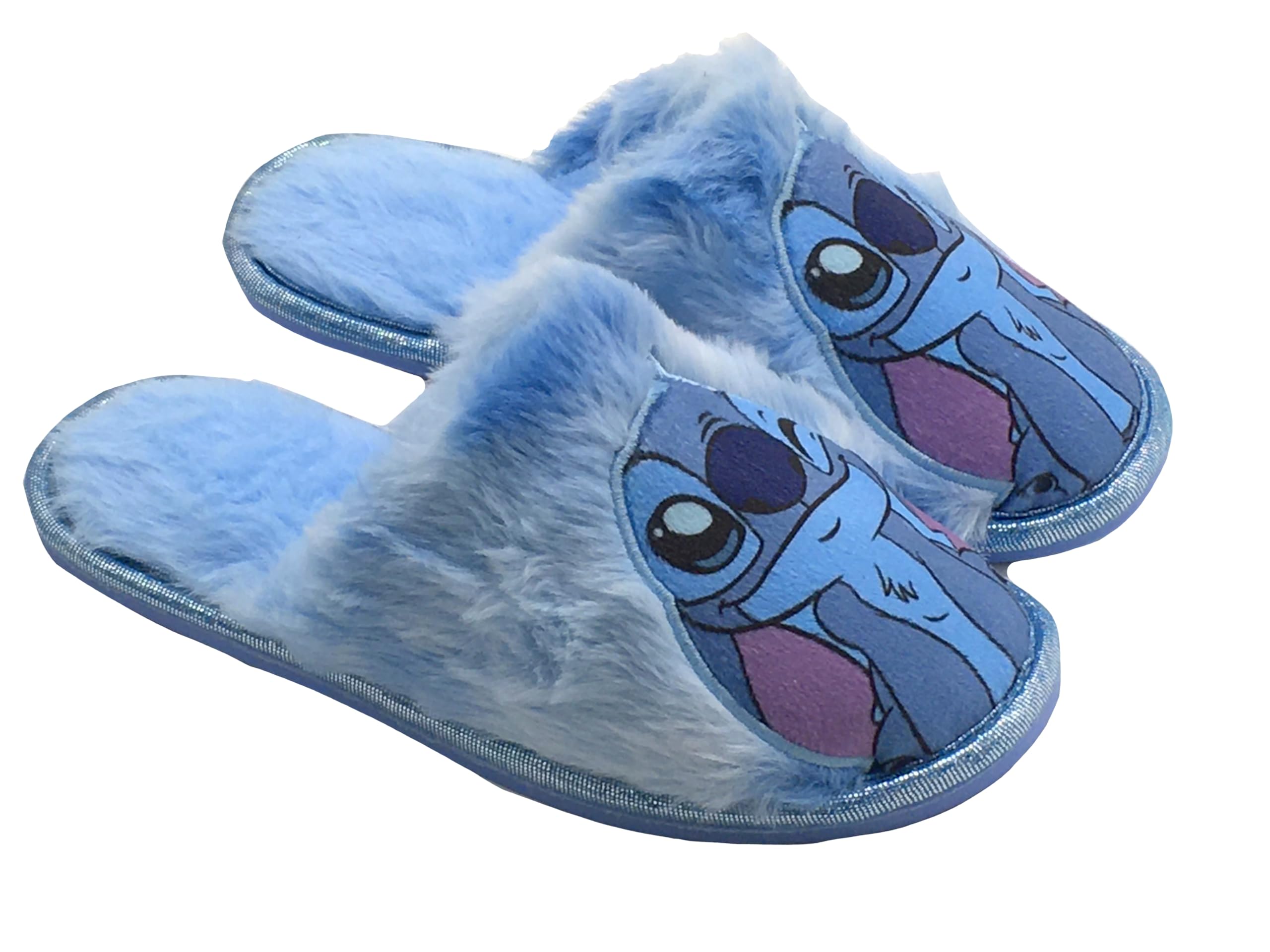 Disney Lilo & Stitch Mules faciles à enfiler pour fille, bleu, taille 12-6