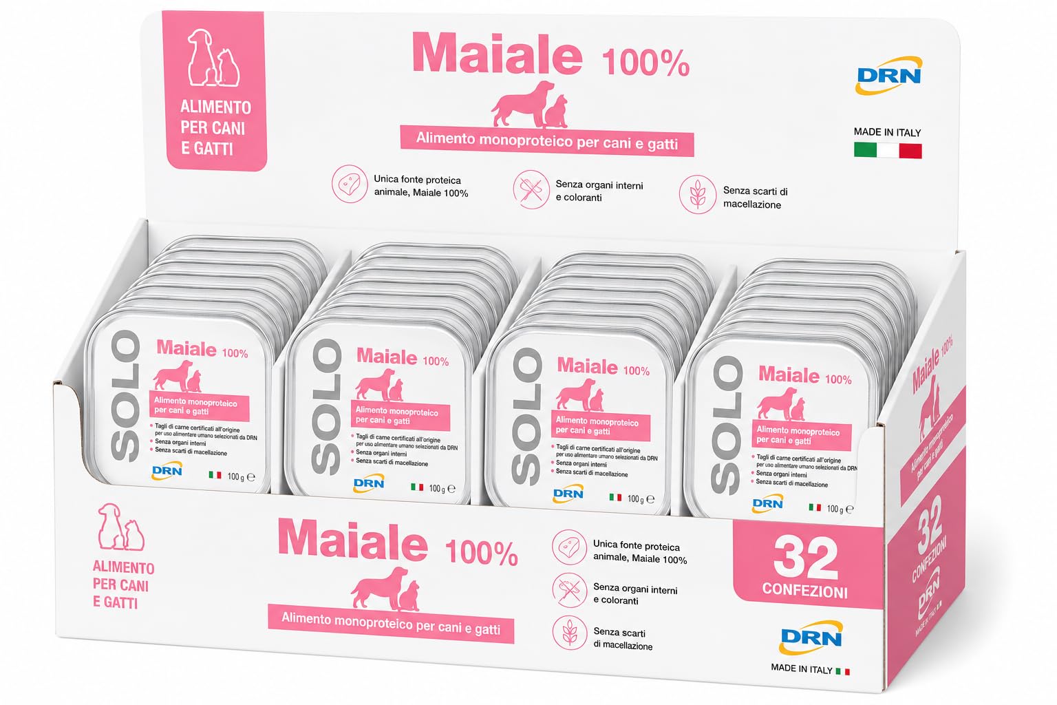 DRN SOLO MAIALE 100 gr - confezione da 32