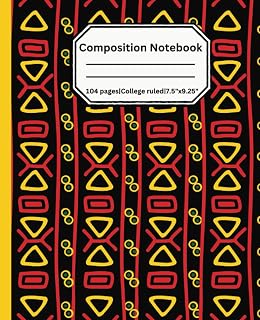 african american composition notebook wide ruled: Black History Journal for boys, girls, Kids, Teens, Women and Adults | School Supplies (7.5"x9.25")
