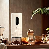 Vista 6 de First Grind - Molinillo de café recargable mientras se carga, molienda 1.7 veces más rápida con molinillo de café eléctrico portátil con 38 ajustes