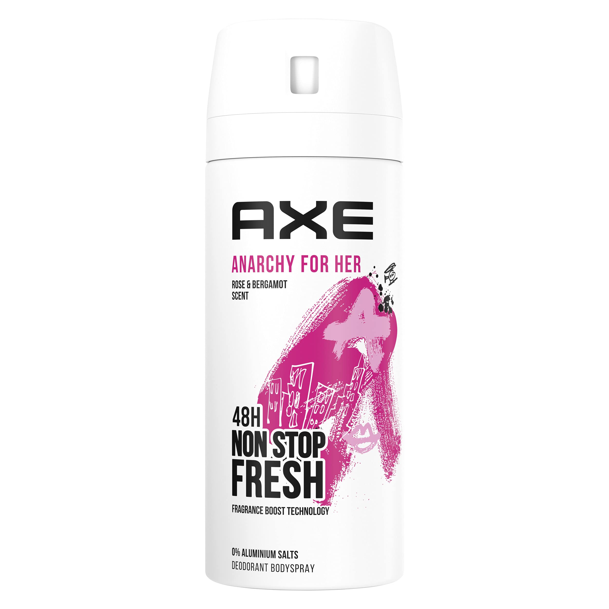 AXE Anarchy Bodyspray & Deodorant Spray For Pure Femininity Aluminum-Free, prodotto per la cura personale per igiene quotidiana