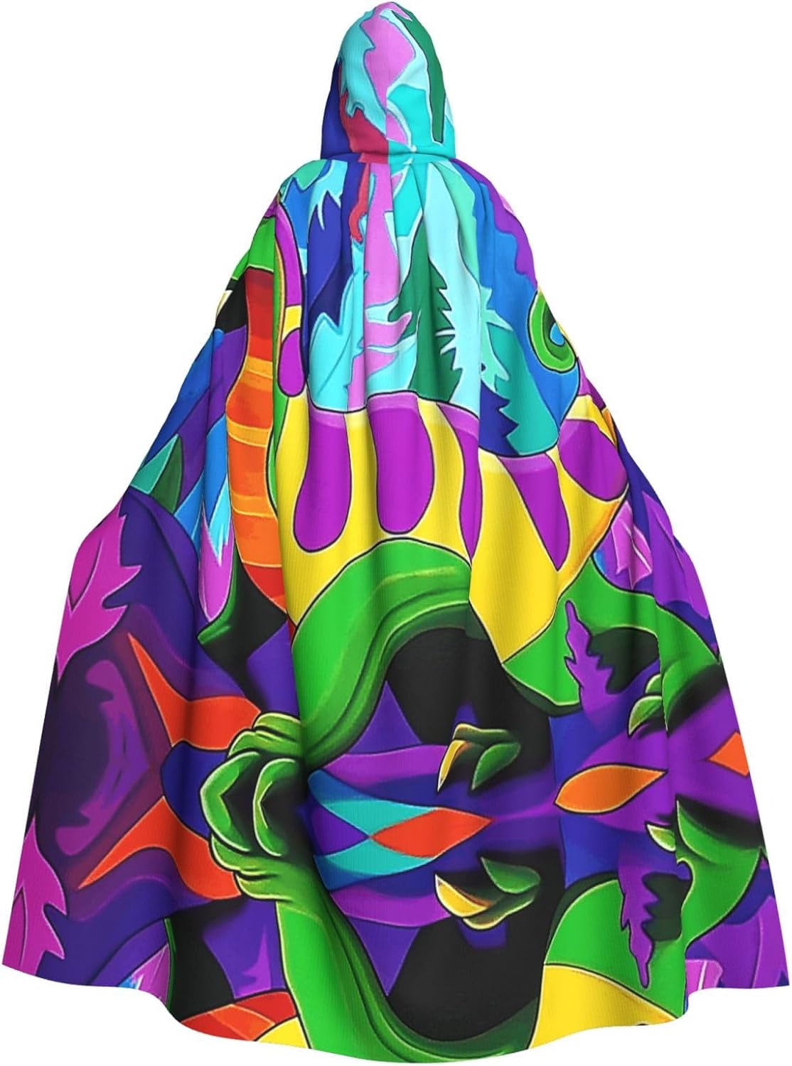 Snake Monster Unique Darkness Poncho Shawl - Customizable Wearable Blanket for Women, Perfect Halloween Costume Accessory, Knight, Akatsuki, and More