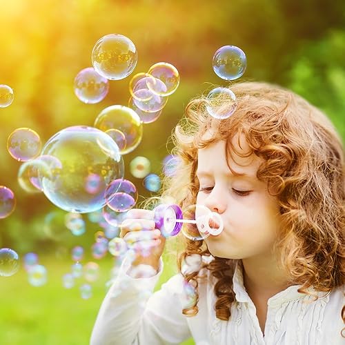 Miniatura 4 de ArtCreativity Mini botellas de burbujas de neón  Paquete de 24  0.6 onzas  Varios recuerdos de fiesta de verano de colores neón  Premios perfectos