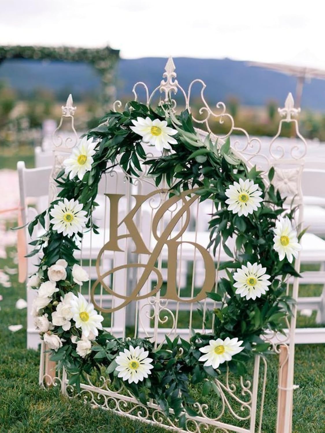 White Cosmos Flowers Artificial 6PCS Faux Wildflowers Realistic 23.62'' Fake Daisies for Wedding Party Home Office Garden Decoration(White) - Image 5