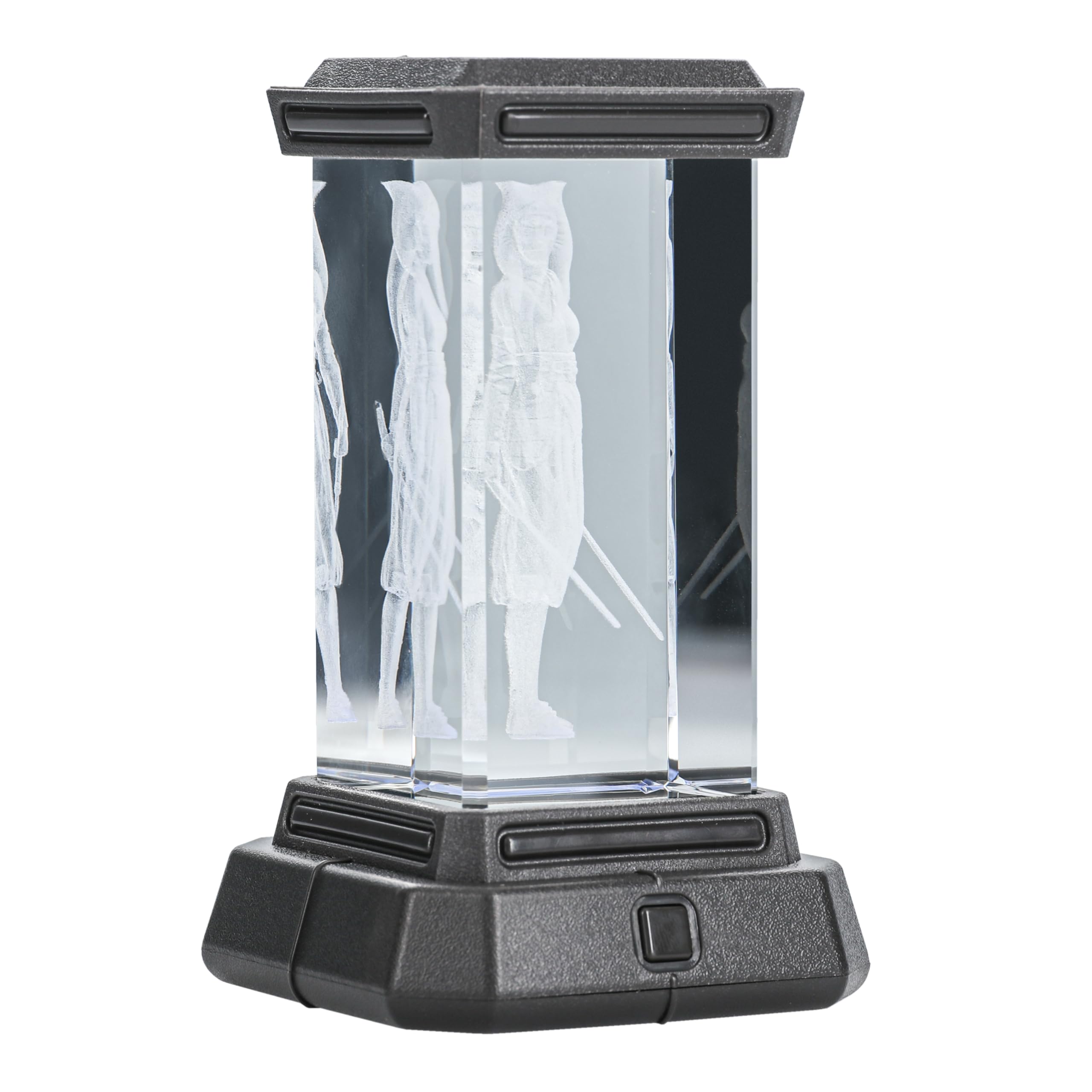 Paladone Ahsoka Tano 3D Holographic Crystal Light - Officially Licensed Laser-Etched Mandalorian Collectible LED Lamp, Disney Star Wars Merchandise Gifts & Desk Accessories