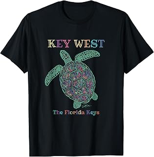 JCombs: Key West, The Florida Keys, Sea Turtle T-Shirt