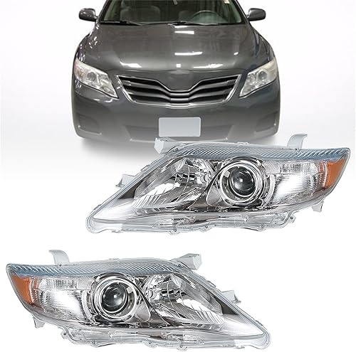 Miniatura 6 de Faros delanteros de repuesto para Toyota Camry SE 2010-2011 - Par de faros delanteros izquierdo y derecho (lado del conductor del pasajero)