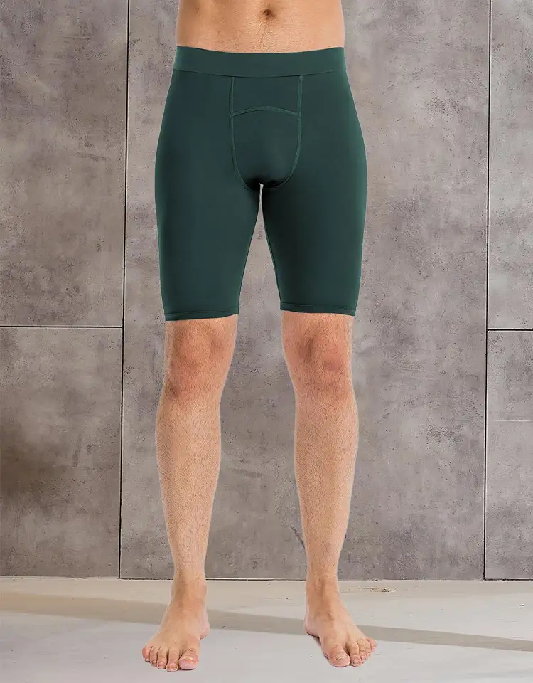 Men's Compression Shorts Athletic Underwear Workout Running Tights