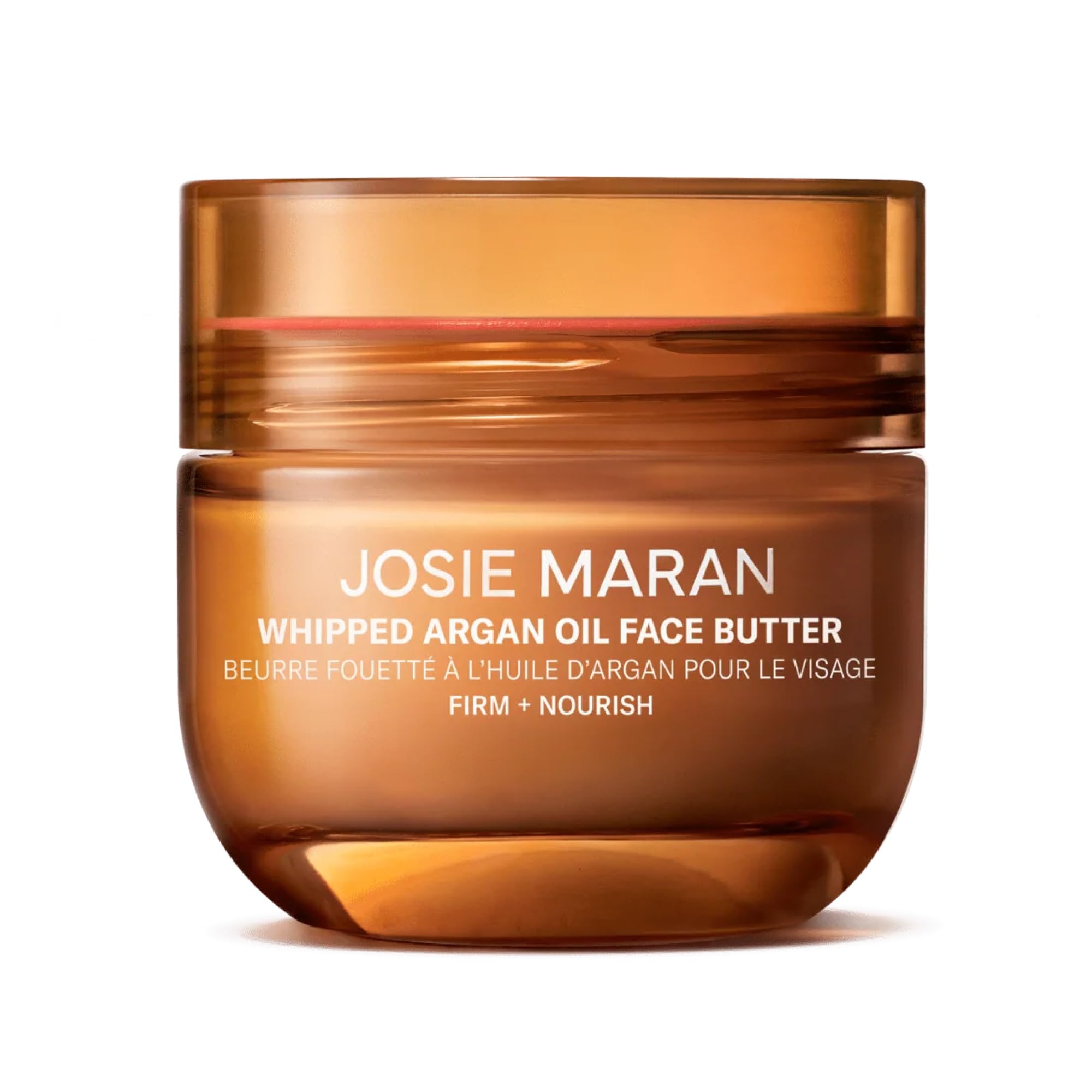 Josie Maran Whipped Argan Oil Firming + Hydrating Face Butter Moisturizer, Air-Whipped Lightweight Cream for Firmness, Hydration & Smooth Skin, 1.7 oz'