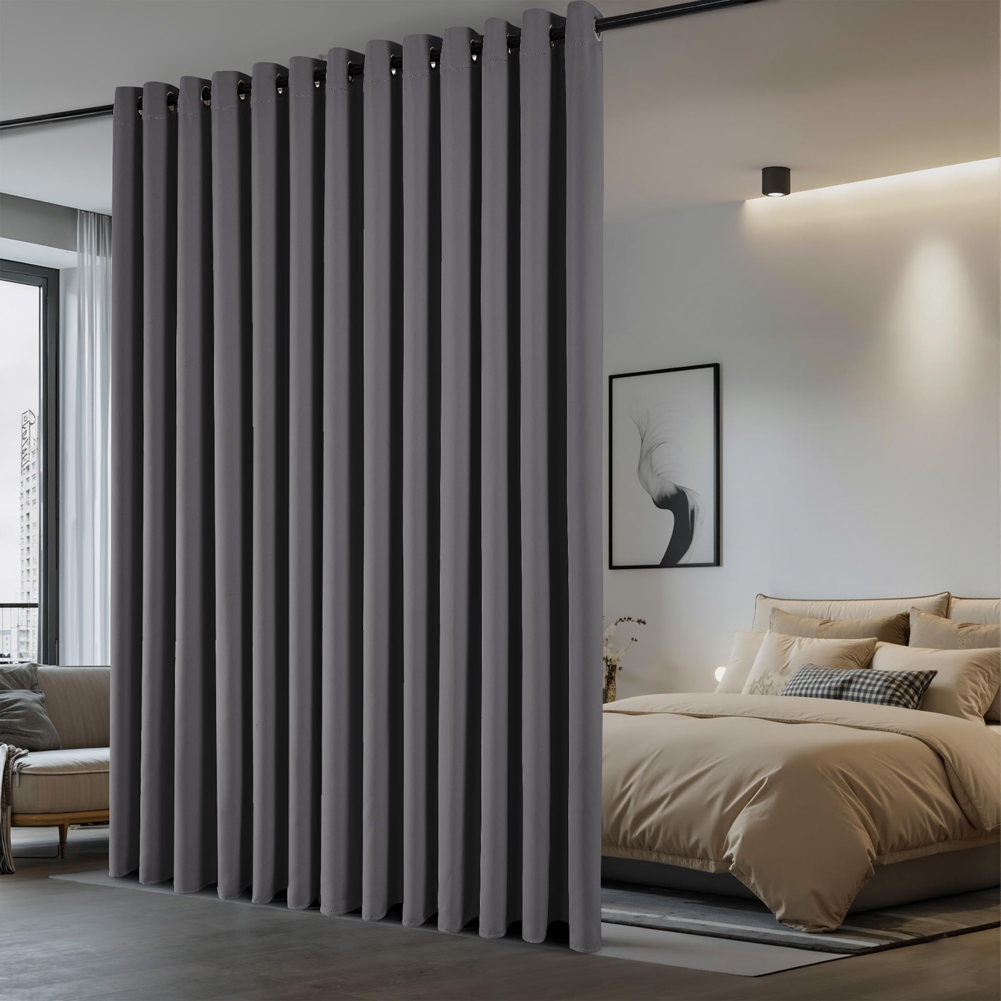 Amazon.com: NICETOWN Closet Door Heavy Curtain, Room Dividers