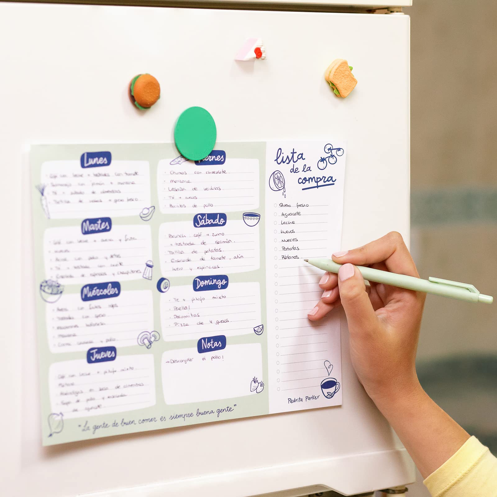 Pianificatore Pasti In DIN A4 I 50 Fogli I Blocco Pianificazione - Foto 6