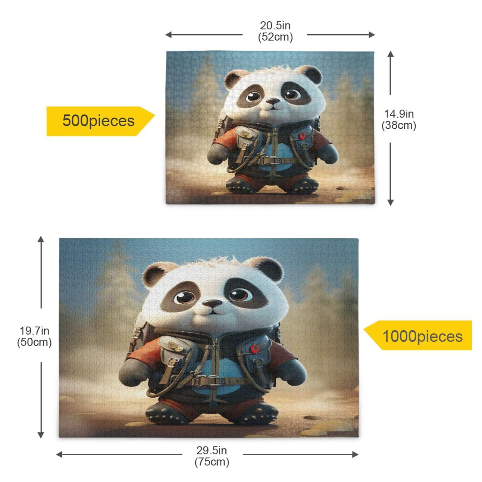 Amazon.com: Wassud Panda Space Explorer 500 Piece Jigsaw Puzzles