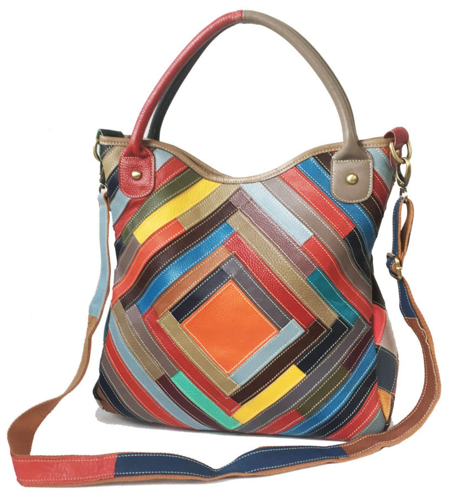 MLHK Handbags for Women Crossbody Shoulder Bags Women Tote Across Body Bag for Women Handbags for Girls,Colorful-32 * 36cm