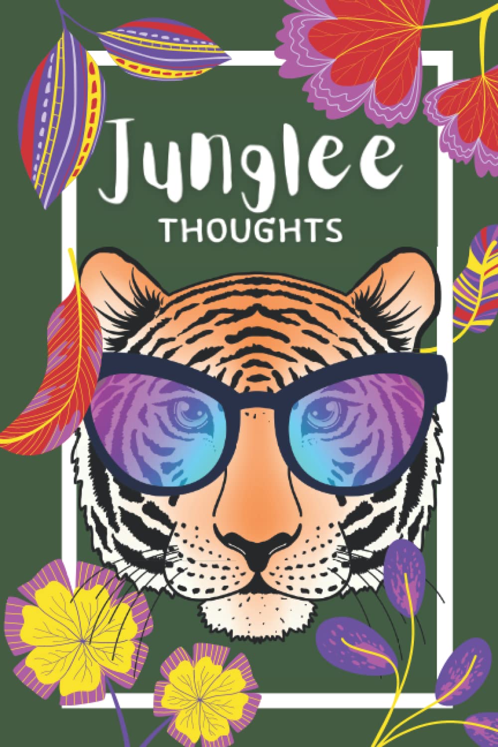 Junglee Thoughts: Desi Themed Lined Composition Notebook Journal