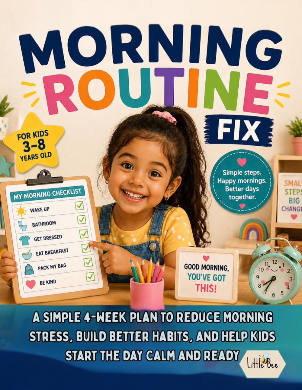 Morning Routine Fix: A Simple 4-Week Plan to Reduce Morning Stress, Build Better Habits, and Help Kids Start the Day Calm and Ready