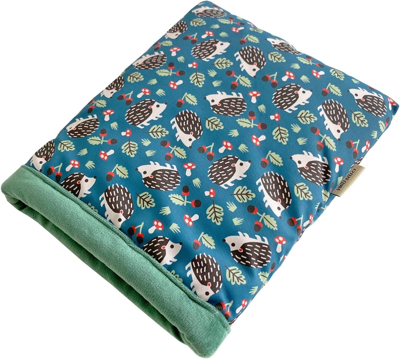 Handmade Cute Cuddle Sack Sleeping Bag Pouch Hideout Cave for Hedgehog, Baby Guinea Pig, Hamster, Rat, Ferret, Squirrel Other Small Animal Beds (Green)