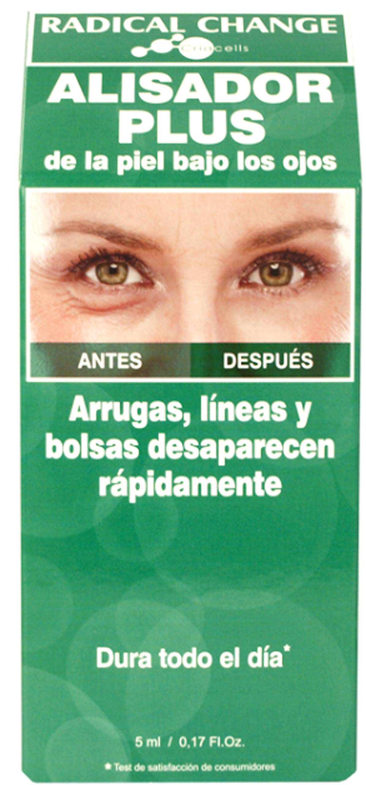 RADICAL CHANGE - Corrector ojeras – Alisador plus, líneas de expresión, elimina las bolsas de los ojos de forma rápida - efectividad comprobada