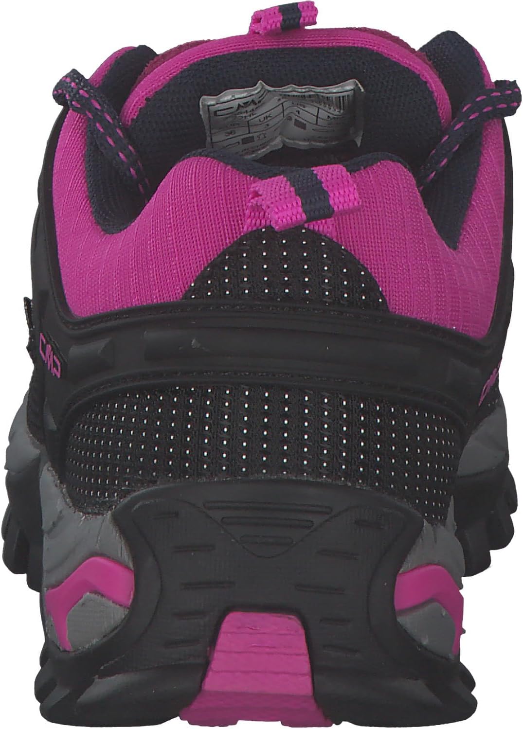 CMP Women's Rigel Low Wmn Shoe Wp Trekking & Hiking Shoes, Pink Fluo B Blue, 8 US