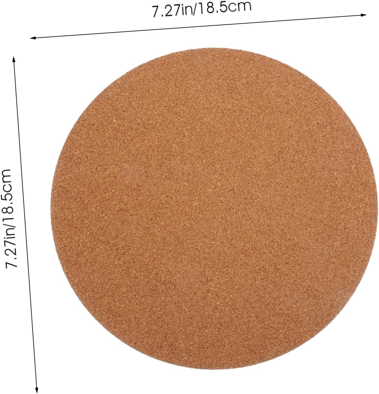 5pcs Cork Coasters Round Coasters for Cups Heat Insulated Non-Slip Drink Holders Kitchen Accessories
