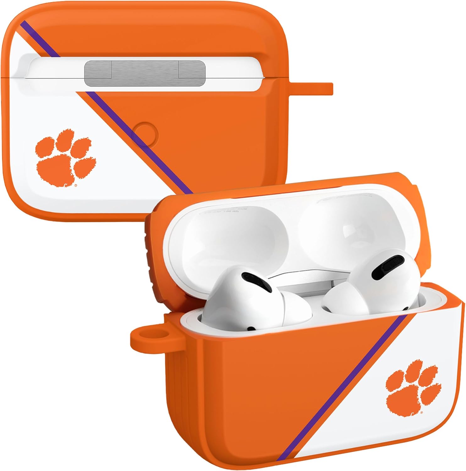 Affinity Bands Clemson Tigers HDX Case Cover Compatible with Apple AirPods Gen 3 (Classic)
