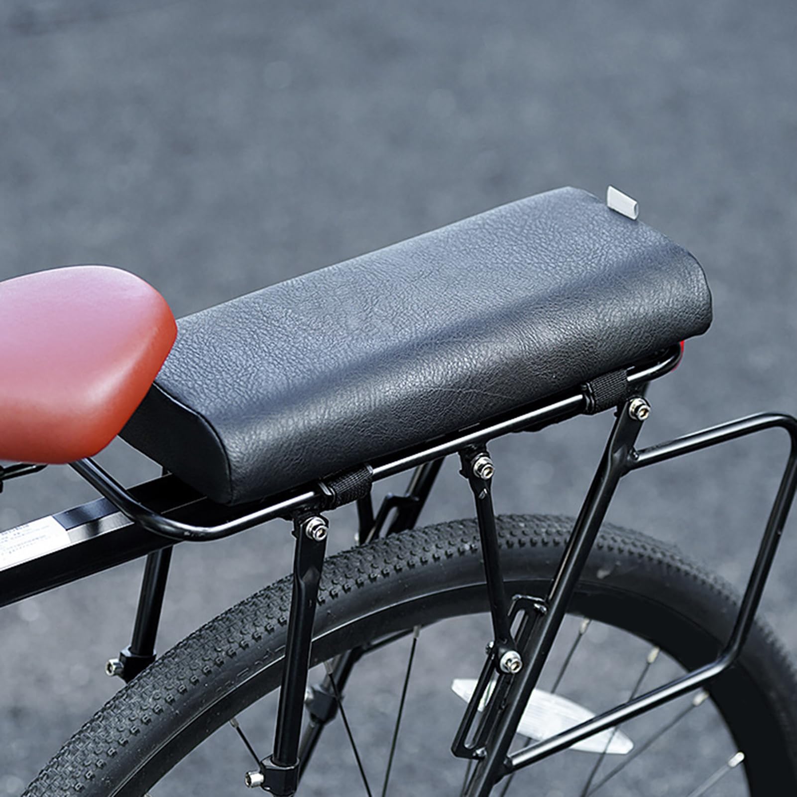 Generico Imbottitura Per Del Sedile Della Bici - Comfort Per Il Sedile Posteriore In Spugna Spessa | Supporto Ṕer Il Çuscino Del Śedile In Bicicletta Di Facile Installazione, Comfort Di Guida