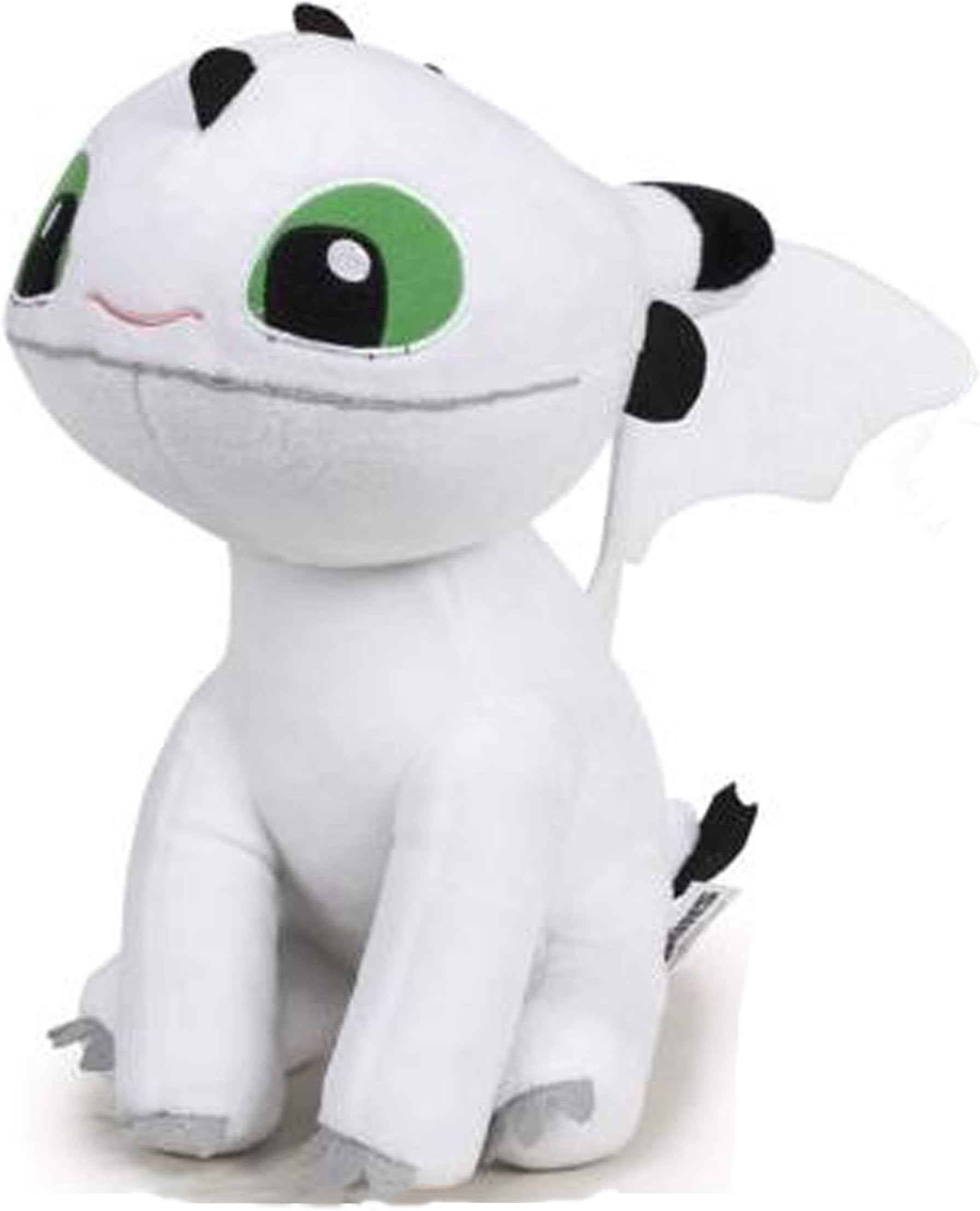 How To Train Your Dragons - Plush toy baby Dragon white with green eyes 10"/26cm Super soft quality (760017685)