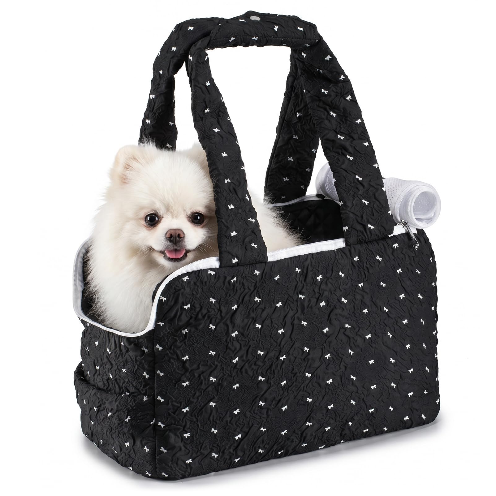 40x30x23cm Transportin Gato Perro Homologado para Avion Cabina | Plegable Bolsa de Transportin Perro Pequeño Transpirable Cat Carrier Bolsa Viaje Para Gatos y Perros, Air Europa Aerolineas