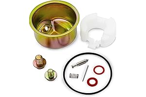 Carburetor Float Bowl Kit Compatible with Honda GX120 GX160 GX200 GXV120 GXV140 GXV160