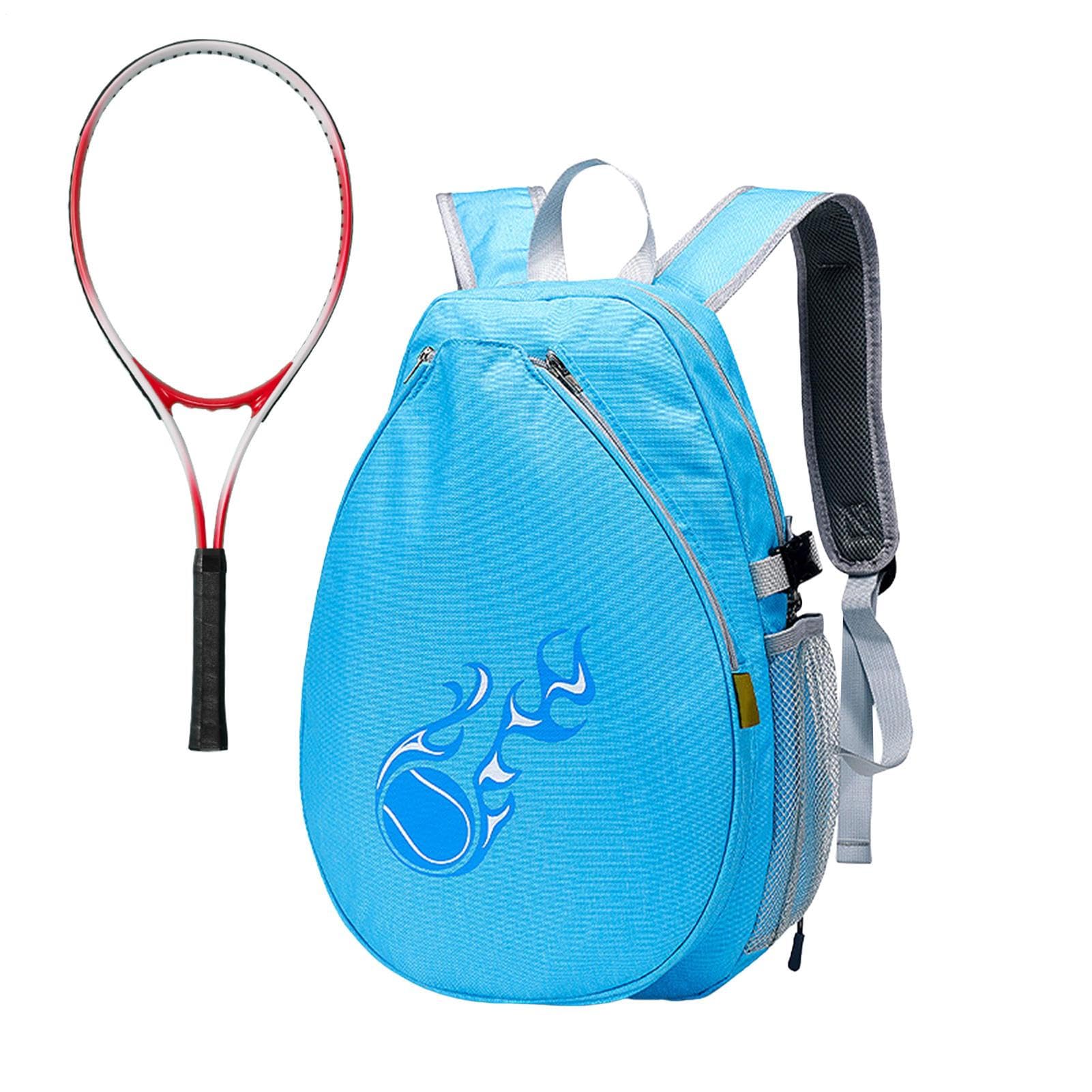 Torba tenisowa dla dzieci, plecak na rakietę Pickleball, torba sportowa, organizer, dla chłopców, młodzieży, początkujących, sportowców, ubrania, ręczniki, lekcje, turnieje, obóz, szkoła, podróż