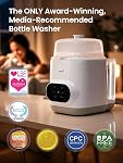 Grownsy EaseClean Lave-bouteille Pro | Lave-bouteille et stérilisateur tout-en-un et sécheuse pour bébé pour bouteilles, pièces de pompe & Baby Essentials Replace le lavage des mains