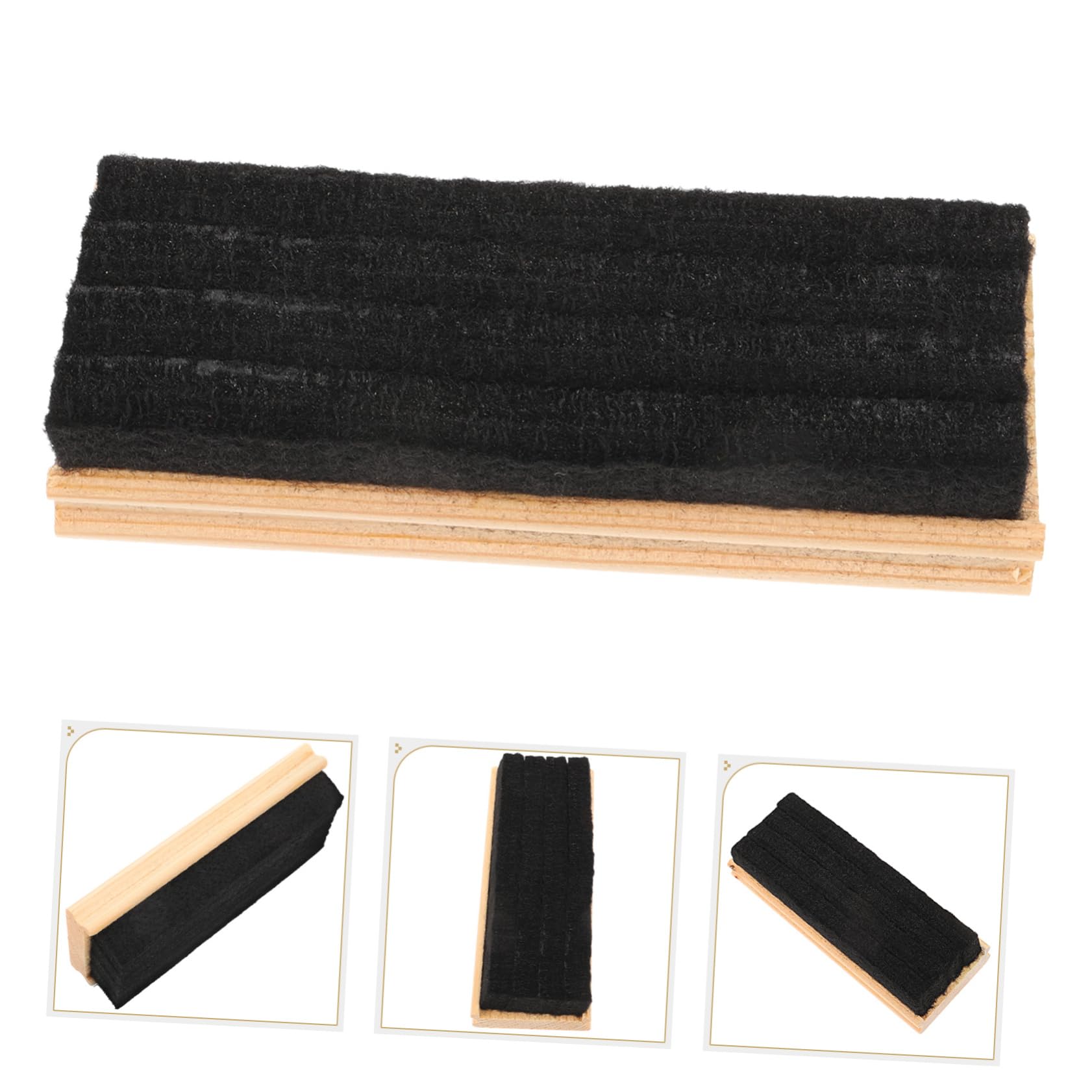 3 Sätze Radiergummi Abwaschbare Marker Schwarze Kreidetafel Whiteboard-marker Miniatur-kreideradierer Tafelaufkleber Kreidestift Trockener Tafelwischer Tafeln Wollfilz 5 Stücke * 3
