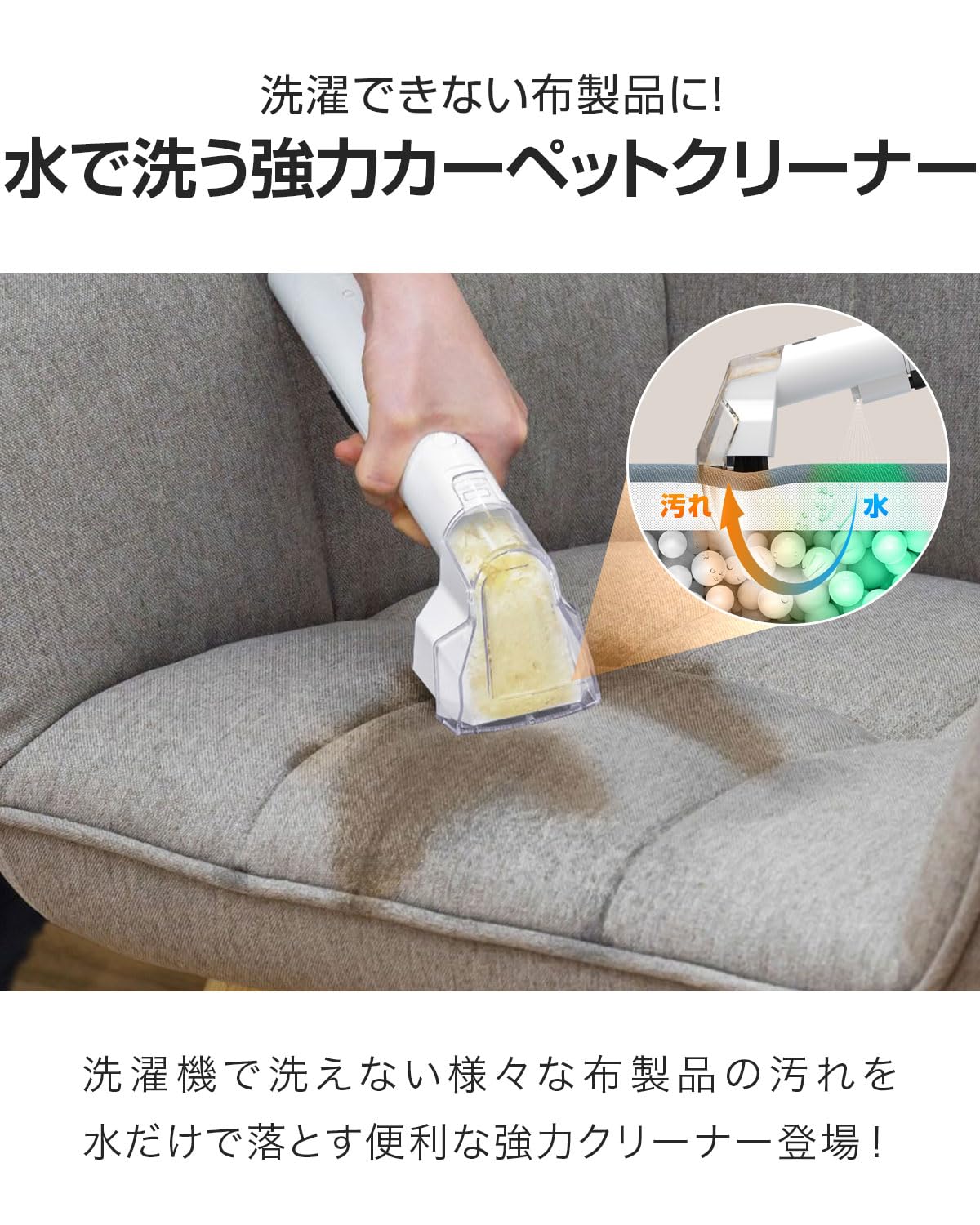 Amazon.co.jp : ottostyle.jp カーペットクリーナー 【水抜きしやすい