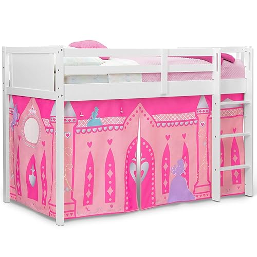 Miniatura 7 de Tienda de campaña para cama de altillo Disney Princess - Juego de cortinas para cama de altillo baja (cama vendida por separado) de Delta Children