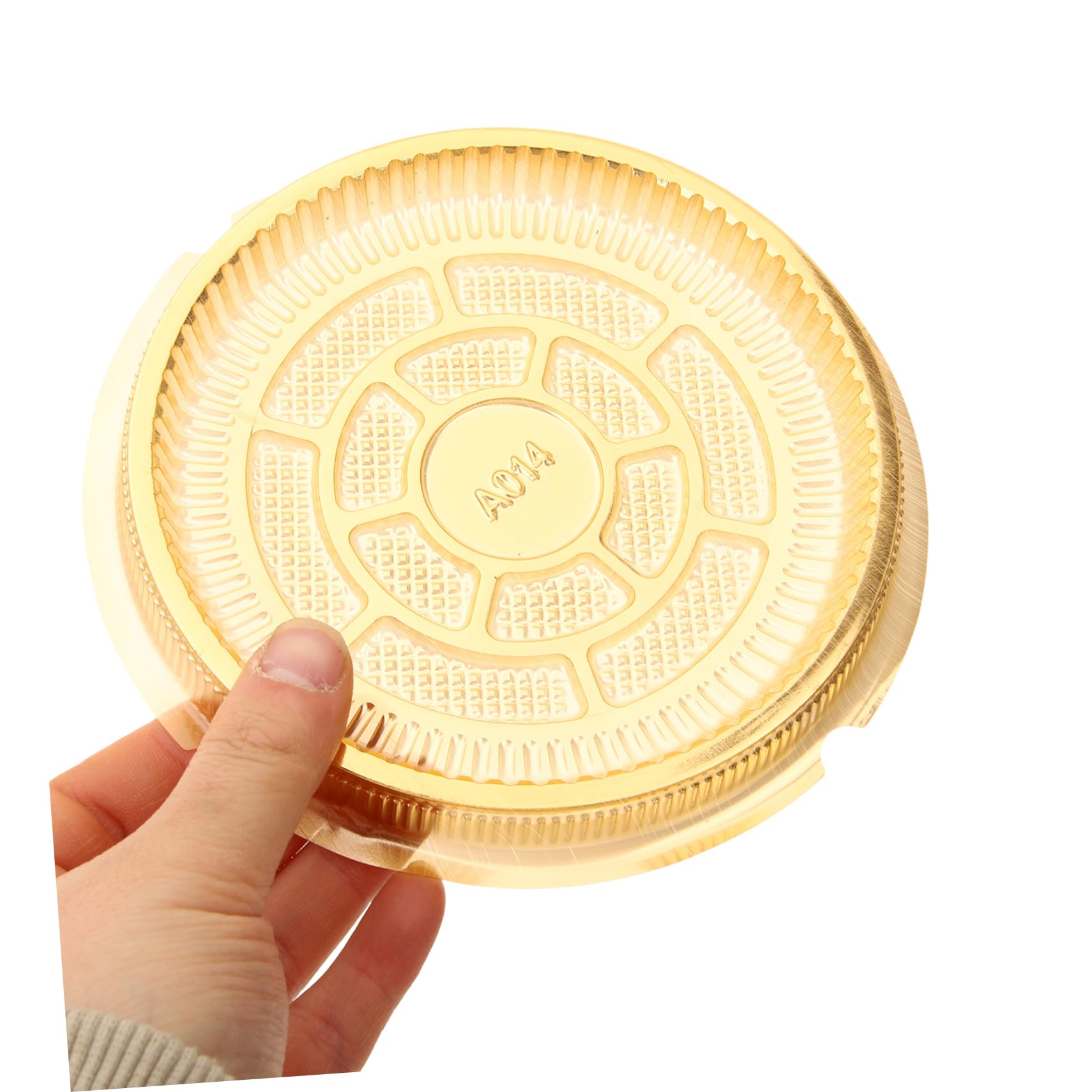 SOLUSTRE 20Pcs Clear Plastic Cake Containers with Lids Cake Carrier for Home Parties and Bakery Use for Slices Cupcakes and Desserts Protected Transport and Display