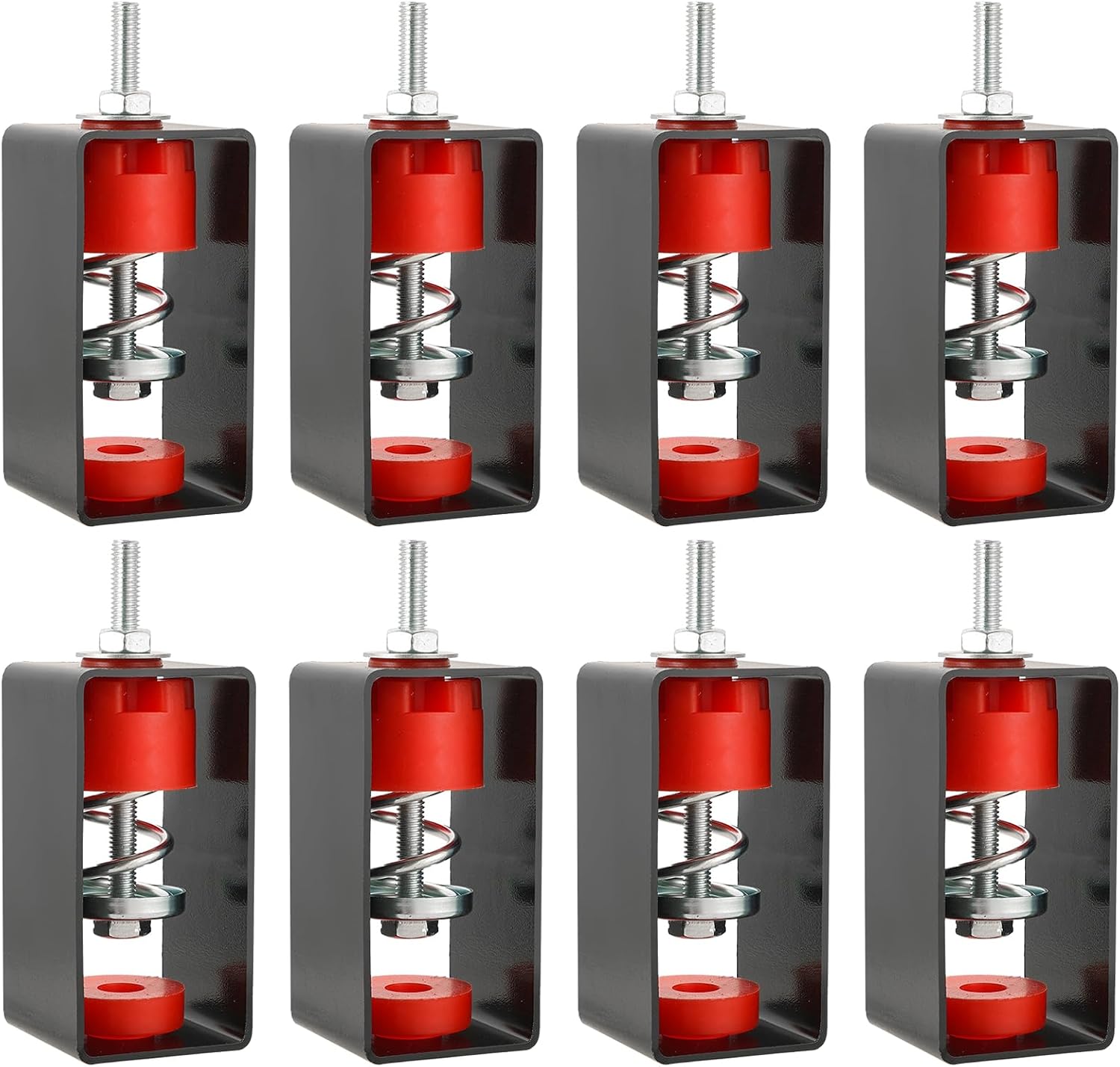 8 Pack Ceiling Spring Vibration Isolator Hangers for A/C Air Handler Bedroom Theater Studio, Anti Vibration, 110 Lb Capacity, 1.20" Deflection