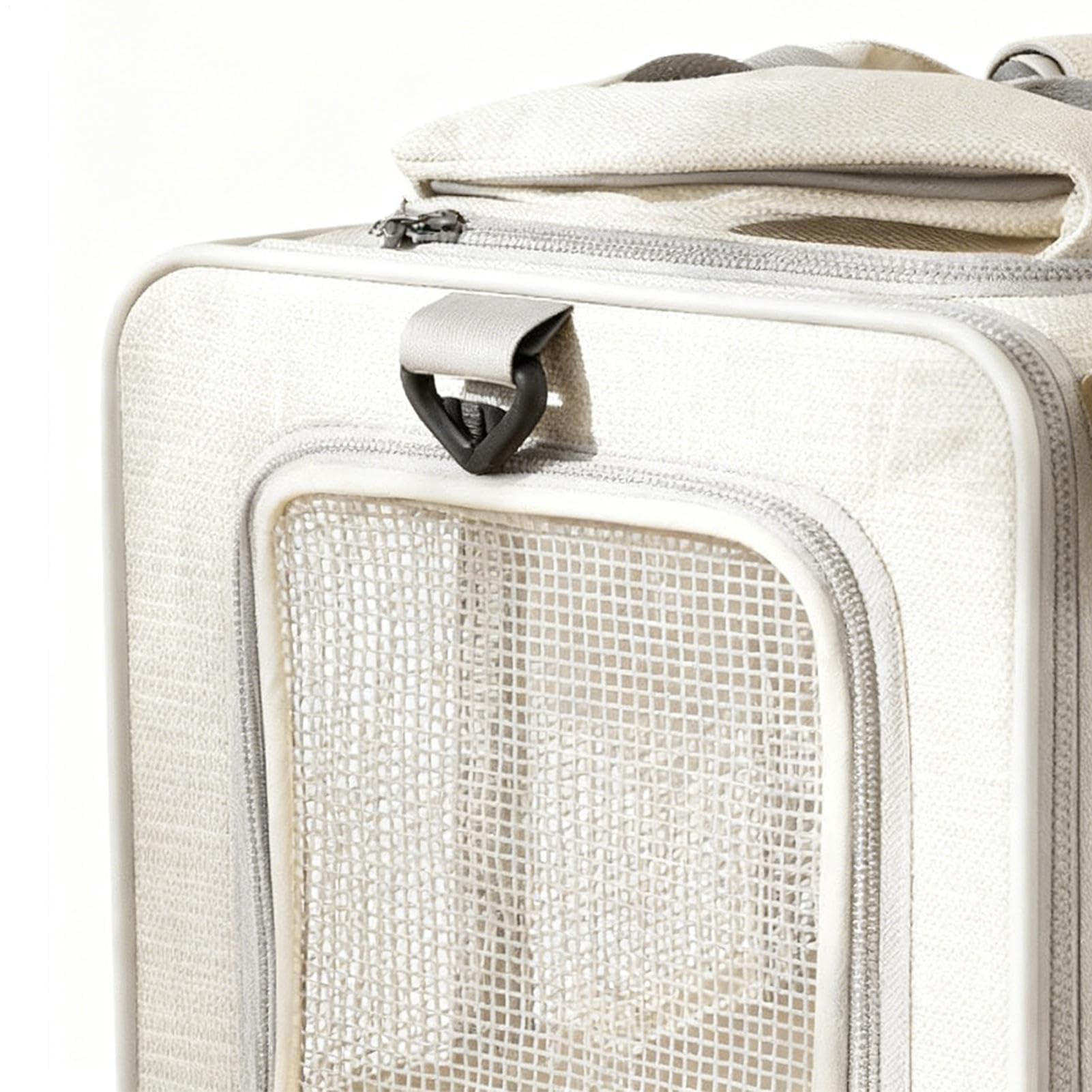 Tragbare Kitty-Tragetasche – Katzenreisebegleiter Hauptfunktion | Strapazierfähiger Stoffkörper mit Belüftungsnetz für sicheren Transport von Haustieren, verstellbare Gurte für freihändiges Tragen