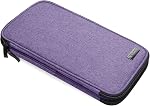 Teamoy Boîte à aiguilles de tricot (jusqu'à 10-Inch), Sac de rangement de l'organisateur de voyage pour aiguilles de tricot circulaires et droites, Crochets et accessoires de tricot, Purple-NO ACCESSORIES INCLUDED