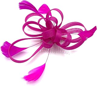 cerise fascinators for weddings