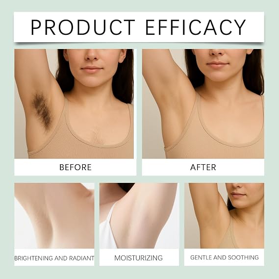 Underarm Whitening Cream, Moisturising Skin Whitening Cream, Skin Brightening Remover Lotion, Skin-Friendly Hydrating & Nourishing, for Face, Elbows, Body (3)