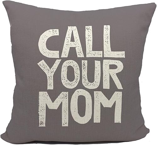 Miniatura 6 de Call Your Mom - Divertida funda de almohada para hija, hijo, accesorios de dormitorio, fiesta de graduación, 18 x 18 pulgadas, funda de cojín