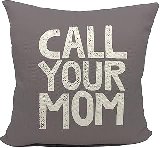 Mancheng-zi Call Your Mom Funny Throw Pillow Case, for Daughter, Son Gif...