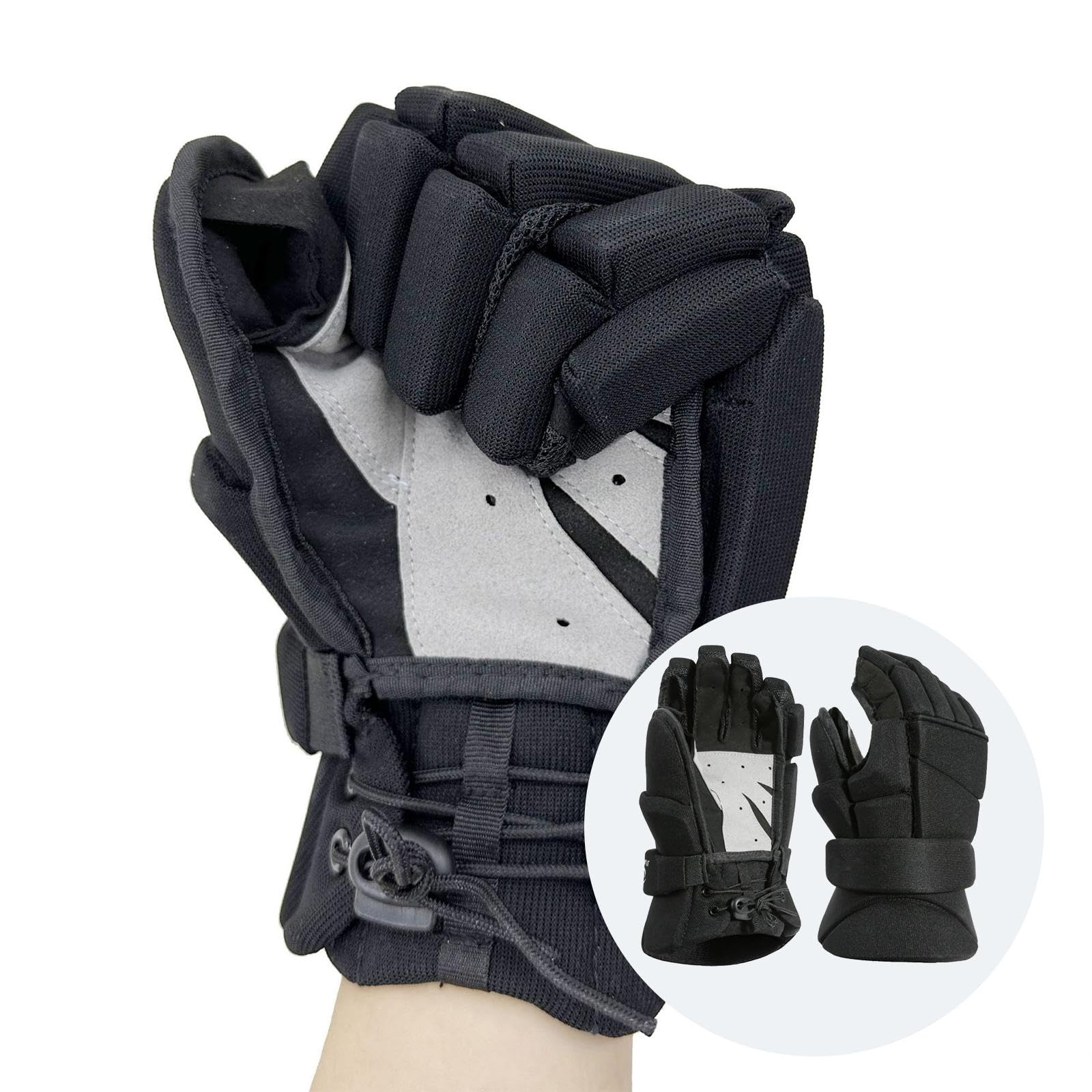 Guantes de Hockey sobre Hielo, Guantes de Esgrima, Equipo de Protección Unisex, de Esquí, Equipo de Hockey, para Hockey Al