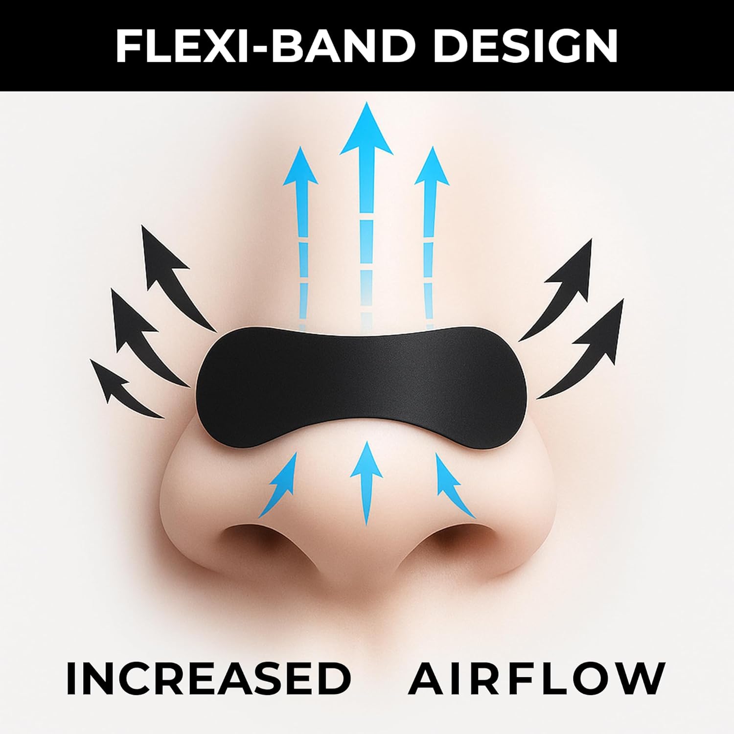 Athletic Nose Strips for Breathing (30 Count) – Performance Nasal Tape for Snoring & Sleeping – Sport Nasal Expander, Extra Strenth, Universal Fit - Image 4